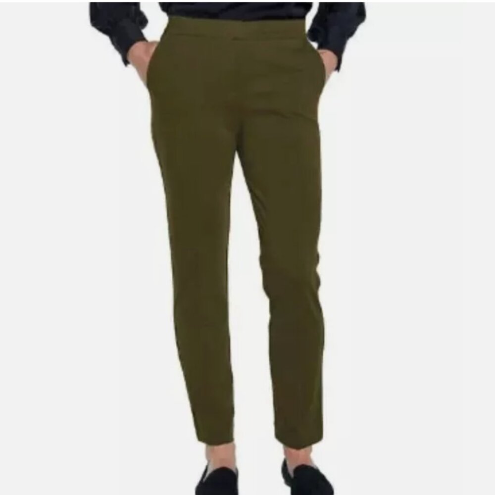 Banana Republic Ladies Olive Green Ponte Pant Size 6 - Picture 1 of 3